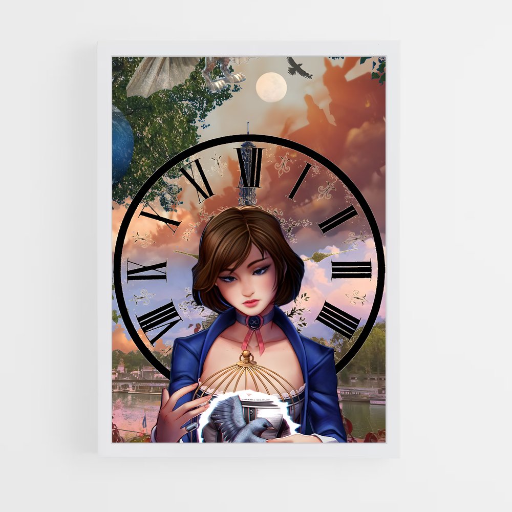 Poster L'Horloge d'Elizabeth – affiche Bioshock (vue 3)